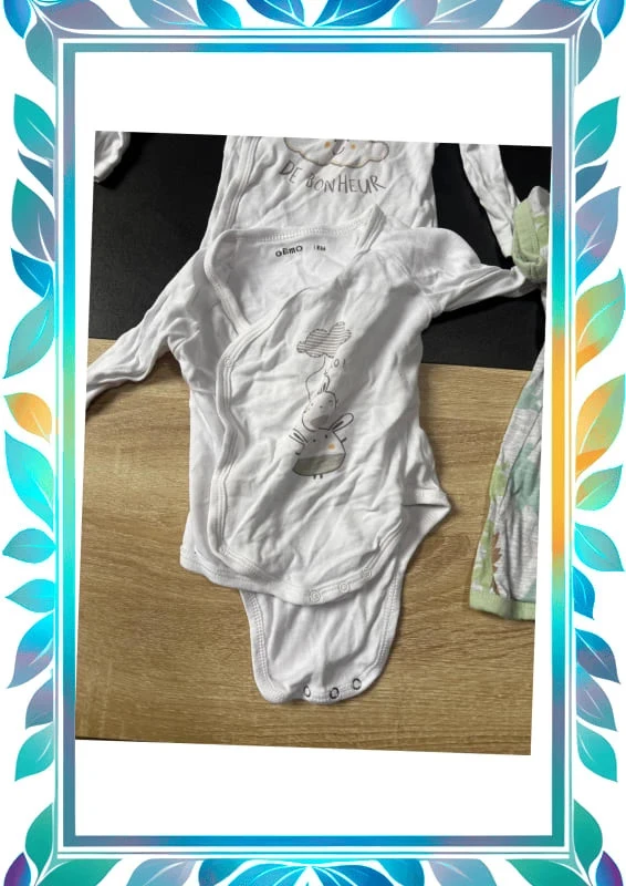 Lot body's met lange en korte mouwen 6 maanden – photo 4